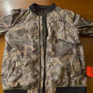 Mens Camo Northface Bomber Jacket